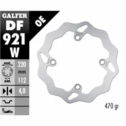 Galfer DF921W Brake Disco Wave Fixed