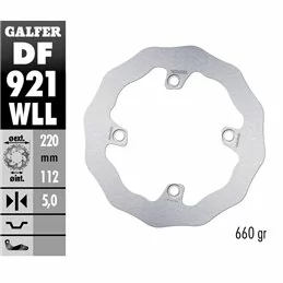 Galfer DF921WLL Brake Disco Wave Fixed