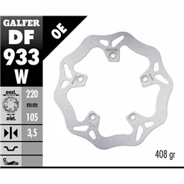 Galfer DF933W Brake Disco Wave Fixed