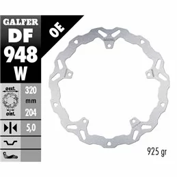 Galfer DF948W Bremsscheibe Wave Fixiert