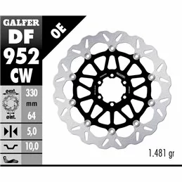 Galfer DF952CW Bremsscheibe Wave Schwimmend