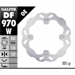 Galfer DF970W Brake Disc Wave