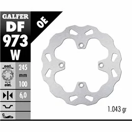 Galfer DF973W Bremsscheibe Wave Fixiert