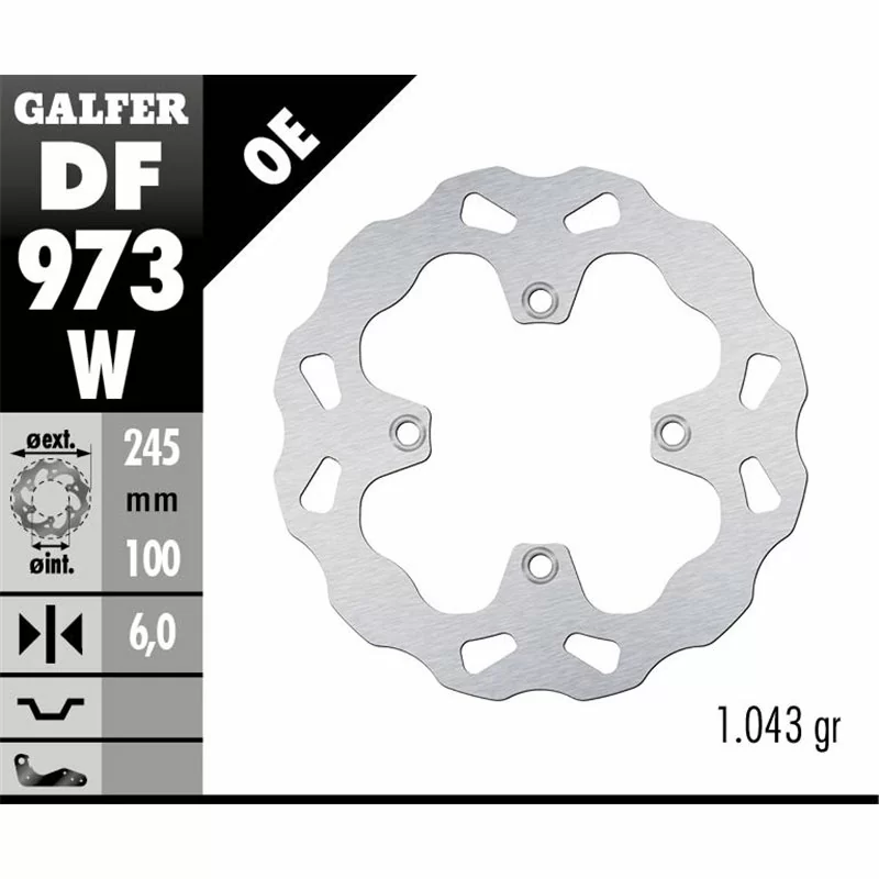 Galfer DF973W Disco Freno Wave Fisso