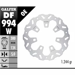 Galfer DF994W Bremsscheibe Wave Fixiert