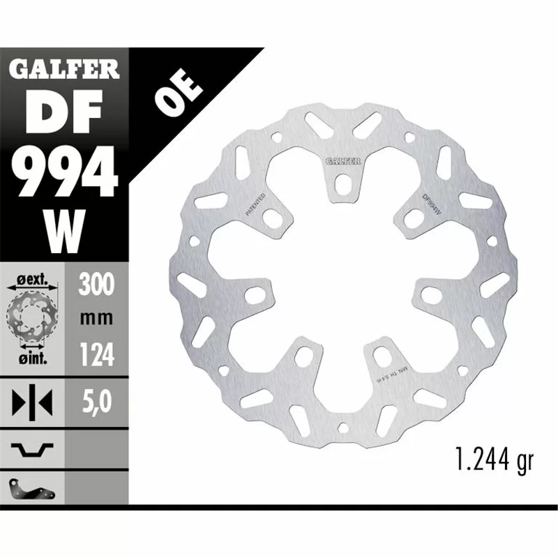 Galfer DF994W Brake Disco Wave Fixed