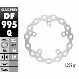 Galfer DF995Q Bremsscheibe Wave Fixiert