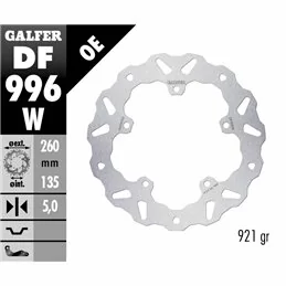 Galfer DF996W Disque De Frein Wave Fixe