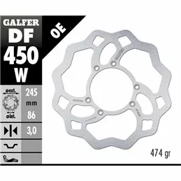 Galfer DF450W Brake Disco Wave Fixed