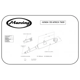 Marving H/AAA/42/BC Honda Xrv 750 Africa Twin