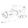 Akrapovic S-B12SO19-HLGBL Bmw R 1200 R