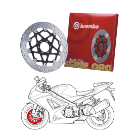 Brembo 68B407B6 Serie Oro Piaggio X Evo 125