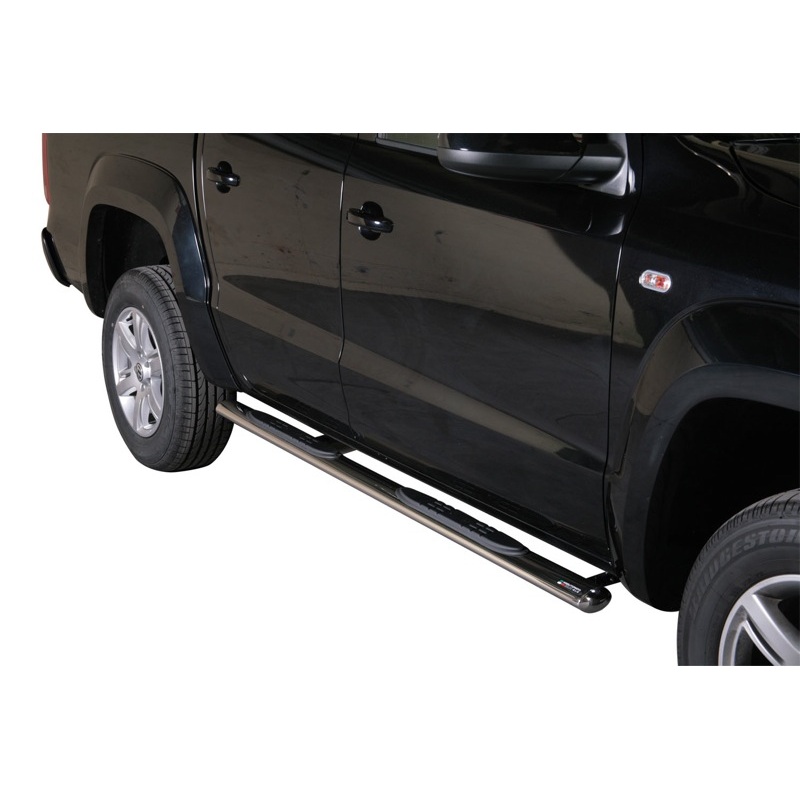 vw amarok side steps black